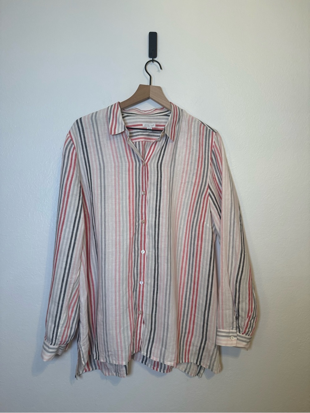 J. Jill Love‎ Linen Essential shirt Multicolored Stripe